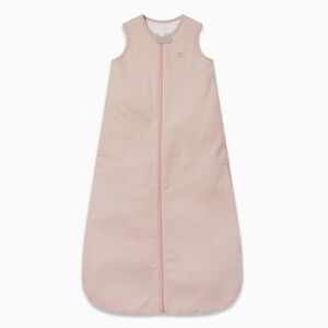 Mori Pink Blush Ribbed Sleeveless Baby Sleeping Bag size 0-6 months TOG 1.5